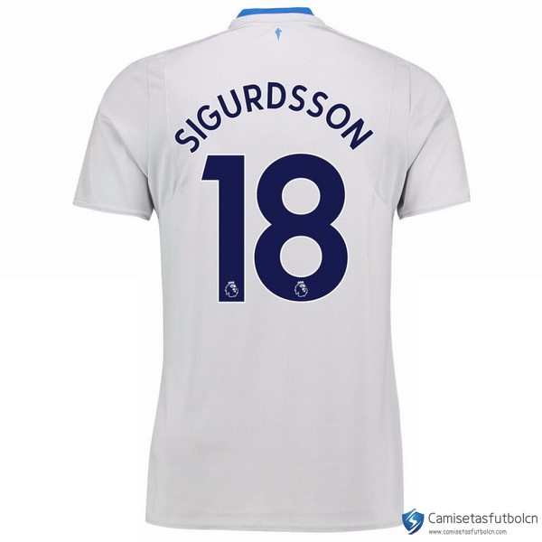 Camiseta Everton Segunda equipo Sigurdsson 2017-18